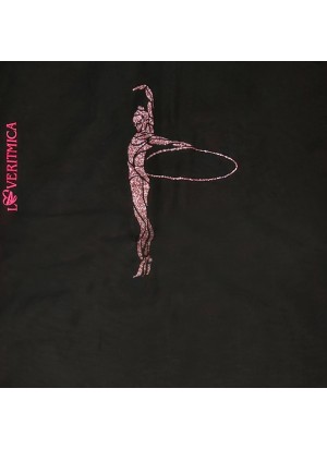 Old rose “line” Hoop Jersey Cover| Rhythmic Gymnastics | LoveRítmica