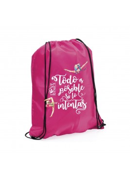 Mochila Saco Rosa