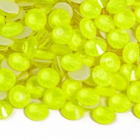 Pack piedras hotfix amarillo Fluor