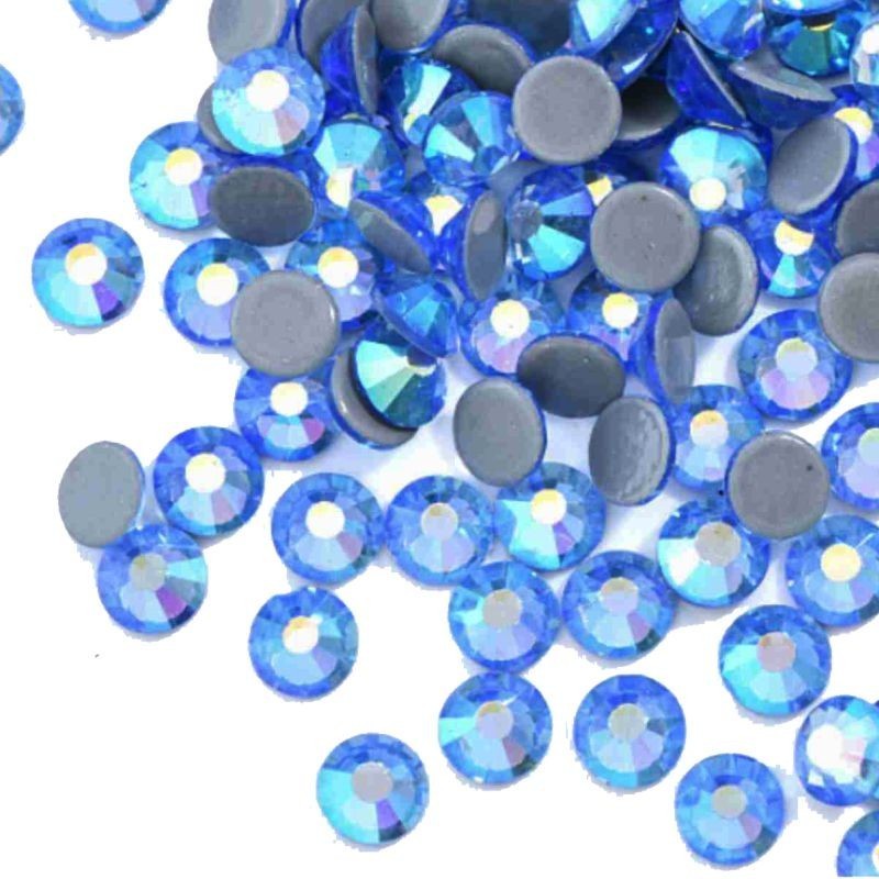 Piedra para pegar ligth sapphire AB. Piedra para pegar ligth sapphire AB.