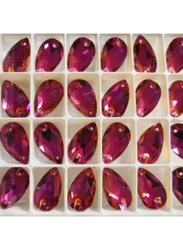 Fucsia Teardrop Stones
