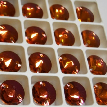 Fuchsia rivoli sewing stone.