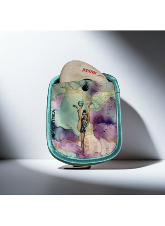 Funda porta punteras turquesa.